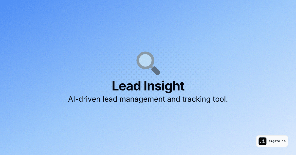 LeadInsight cover image