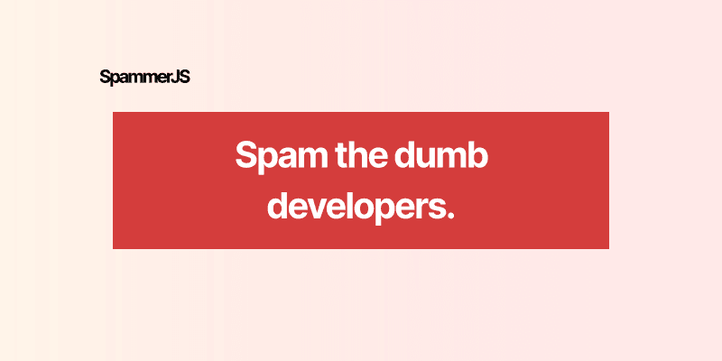 SpammerJS cover image